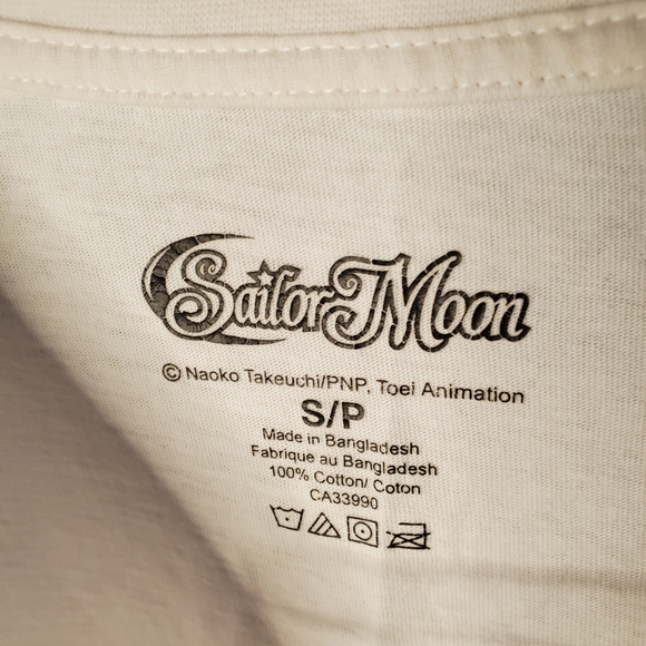 sailor moon White t shirt Woman Size S - Picture 2 of 2